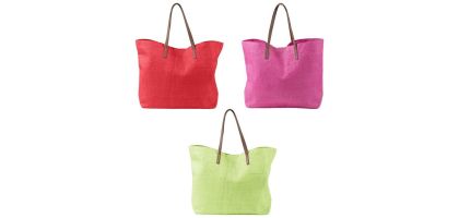 Laminated nonwoven (180 gr/m) beach bag Sana