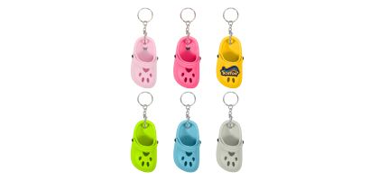 Paw Shape Clog Shoe Keyring
