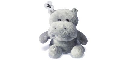 Soft Toy Hippo Plush Material With Tag For Printing