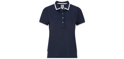 Stretch Pique Solid Shirt with Trim