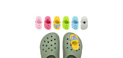 Paw Clog Shoe Shaped Charms