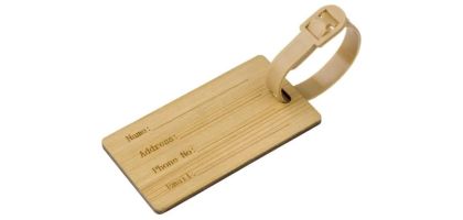 Bamboo Luggage Tag Shawn