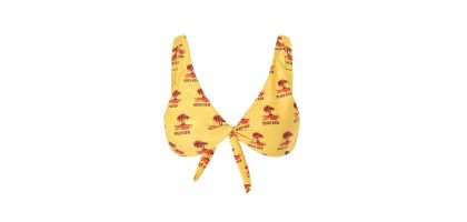 Women's Polyester Spandex Sublimated Bikini top
