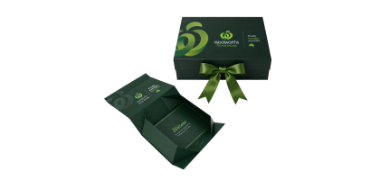 Full Colour Magnetic Gift Box with Ribbon - Medium