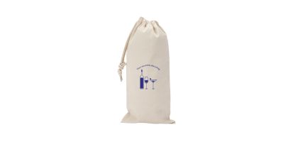 Canvas Drawstring Wine Gift Bag