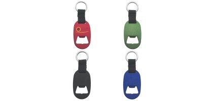 Metal Keyring With Bottle Opener