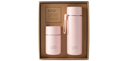 10oz Ceramic Reusable Cup + 20oz Ceramic Reusable Bottle