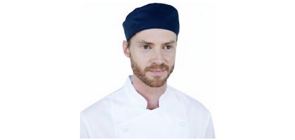 Aussie Chef Box Hat Navy