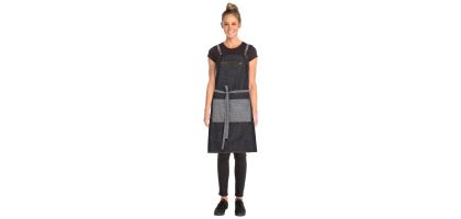 Manhattan Denim Cross Back Apron