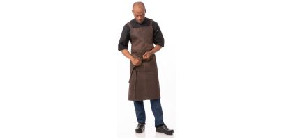 Galveston Chefs Cross-Back Bib Apron