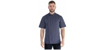 Aussie Chef Alex Zipper Jacket Grey