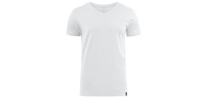 American Mens Vneck White