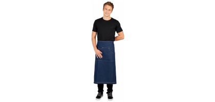 Long Waist Cotton/Denim Apron