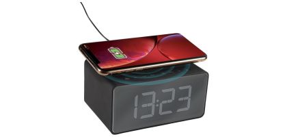 Dover Alarm Clock Wireless Charger Speaker