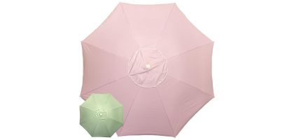 Avoca Vintage220cm 8 Rib UPF50 Beach Umbrella