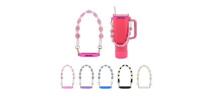 Woven Flower Tumbler Strap