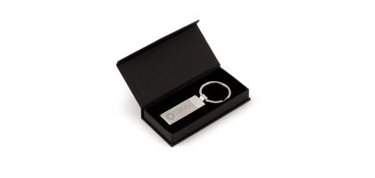 Slim Chrome Keyring