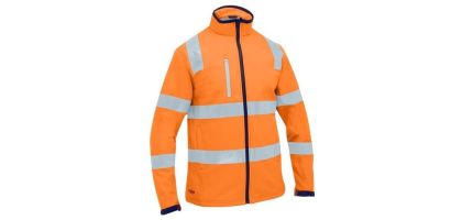 Taped Hi Vis Soft Shell Jacket