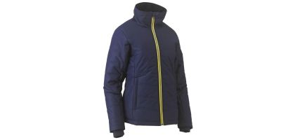 Women's Puffer Jacket - Navy