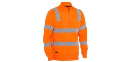 Taped Hi Vis 1/4 Zip Pullover