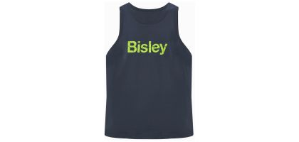 Cotton Logo Singlet - Navy