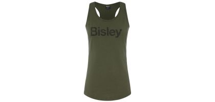 Women's Cotton Logo Singlet - Army Green