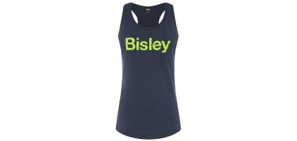Women's Cotton Logo Singlet - Navy