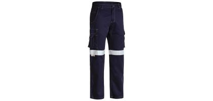 Taped Cool Vented Lightweight Cargo Pants - Navy