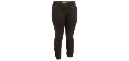 Womens Cotton Cargo Cuffed Pants