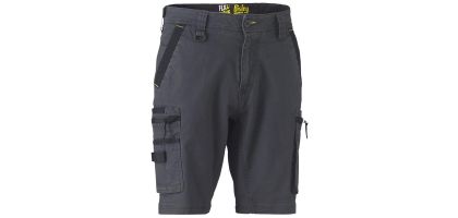 Flx & Move Stretch Utility Zip Cargo Short - Charcoal
