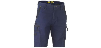 Flx & Move Stretch Utility Zip Cargo Short - Navy