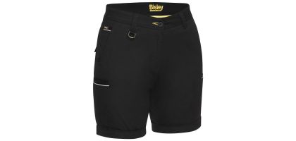 Women's Stretch Cotton Short - Black