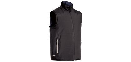 Reversible Puffer Vest - Charcoal