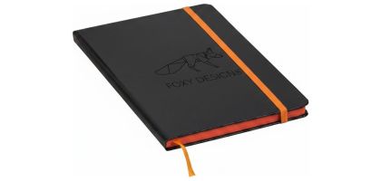 Excel A5 Coloured Edge Notebook