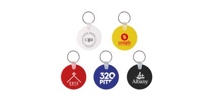 Round Durasoft Keyring