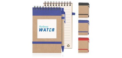 Eco Notepad Recycled Paper Spiral Bound with Z244