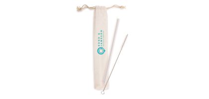 Glass Straw & Brush Set
