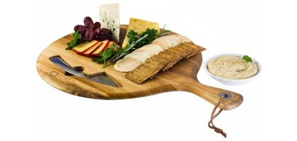 Brie Cheese Board And Knife Set