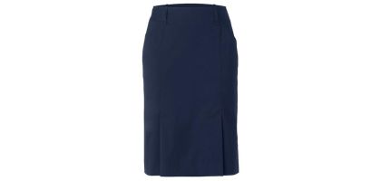 Pleat Straight Skirt