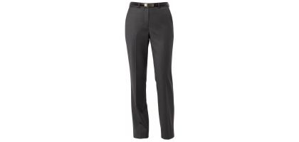 Wool Blend Twill Secret Waist Regular Fit Pant