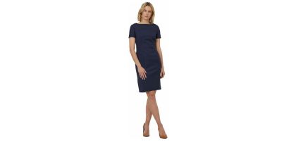 Short Sleeve Detail Ladies Dress