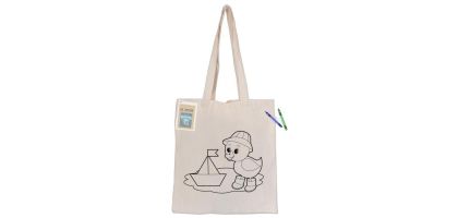 Colouring Calico Bag No Gusset