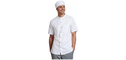 Mens Salsa Short Sleeve Chef Shirt