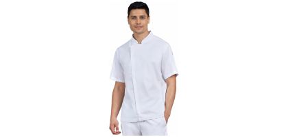 Mens Alfresco Short Sleeve Chef Jacket