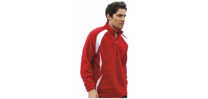Unisex Adults 1/2 Zip Sports Pull Over Fleece