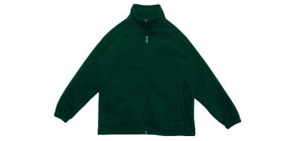 Kids Poly/Cotton Fleece Zip Through Jacket