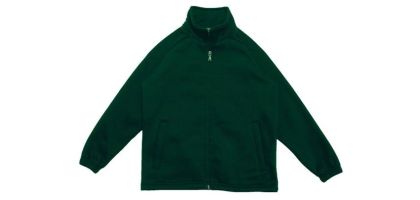 Unisex Adults Poly/Cotton Fleece Zip Through Jacket