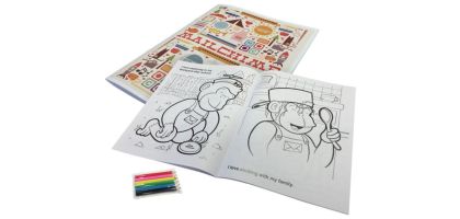 A4 Colouring in Book (8pp + Cover)