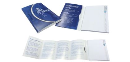 Pamphlet note 4c cover 2c 100 x75mm pad