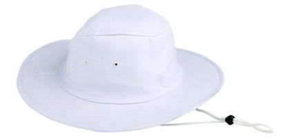 Poly/Cotton Sun Hat White - Small